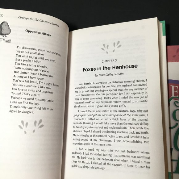 Set of 2 Courage and Eggstra Courage for the Chicken Hearted Books - Picture 11 of 16